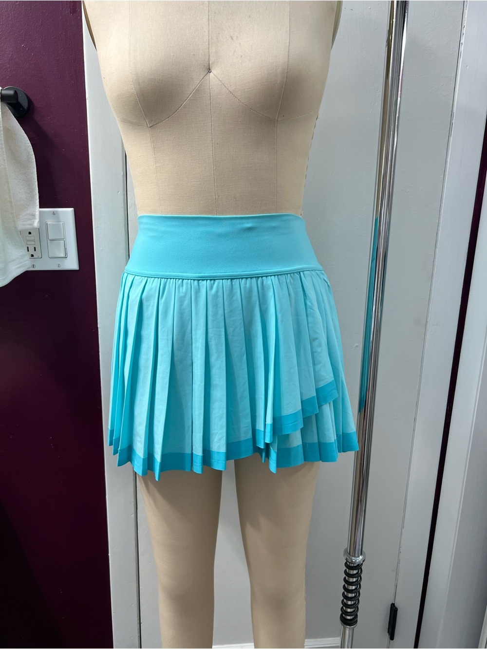 Aerie Pleated Active Skirt with Wide Waistband